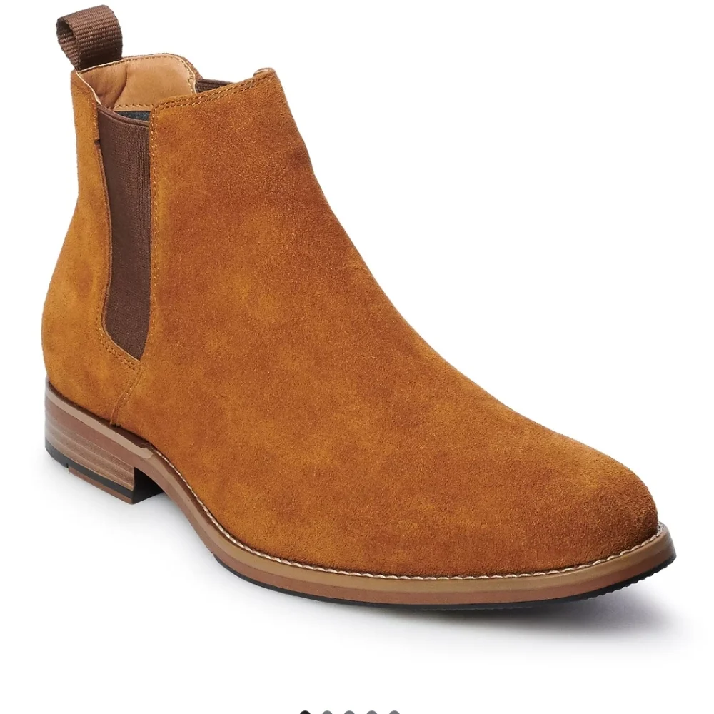 New Sonoma Men's Kristopher Boot in Whiskey Suede